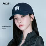 MLB帽子男女款棒球帽软顶鸭舌帽运动帽KARINA同款3ACP6601N-50NYS-F
