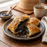 老大房黑芝麻烧饼240g*3 18枚 蟹壳黄半成品早餐经典点心主食儿童速食