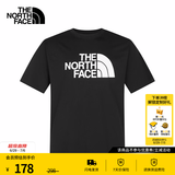 北面（The North Face）【经典款】短袖T恤男宽松棉质半袖户外休闲舒适透气春夏上新款 黑色 2XL /185