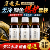 穿透王黑坑鲤鱼小药百果花香野钓鲫鱼饵料鲤聚大麦红薯膏夏季果酸诱鱼剂 天冷低温鲫鱼套：鲫聚+冷鲫+纯露桂香