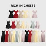 RICH IN CHEESE舒胡蕾 高智千金【系列合集】千金风白色裙子女高级感2026年新款 樱花粉【无袖短裙】 含口袋 S （90-100斤）