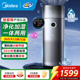 美的（Midea）母婴级空气净化加湿一体机 除甲醛除异味烟味消毒机家用卧室过敏原除螨滤芯新风机 【净化加湿一体】KJ650G-RX600 PRO