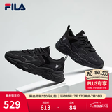 FILA斐乐女鞋跑步鞋火星二代复古老爹鞋运动鞋休闲慢跑鞋FILA MARS Ⅱ 黑色-BK-F12W141116F 38