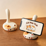 木丁丁 办公室桌面猫咪手机支架摆件情绪稳定好物可爱卡通创意生日礼物