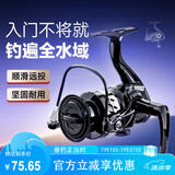 汉鼎鱼线轮纺车轮渔轮远投金属海杆路亚矶竿微物鱼轮 2代(黑)4000型