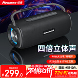 纽曼（Newmine）N20蓝牙音箱 音响户外广场舞家用桌面低音炮手提便携迷你小钢炮U盘电脑手机高音质无线小音响黑色