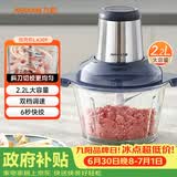 九阳（Joyoung）绞肉机家用绞馅机 碎肉机 电动多功能料理 饺子肉馅蒜蓉机不锈钢 搅肉机S22-LA309