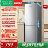 容声185L两门电冰箱小户型节能省电超薄冷藏冷冻两用保鲜宿舍出租房迷你小冰箱 BCD-185E10BNLAD 凯撒银