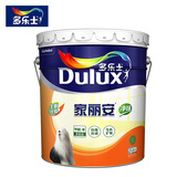 多乐士（Dulux）家丽安墙面漆乳胶漆内墙漆净味油漆涂料彩色家用18L面漆 A8618 18L面漆 18L*1件
