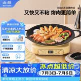 北鼎（Buydeem）烤肉盘牛排煎蛋神器铁板烧卡式炉炭火户外36cm不粘烤肉锅