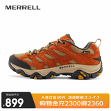 迈乐（Merrell）男女款户外越野徒步鞋MOAB GTX防水透气防滑抓地耐磨登山鞋 J036755红棕-3 GTX男款 42