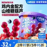 小鹿蓝蓝0添加蔗糖山楂棒鸡内金糖葫芦宝宝儿童零食桑葚蓝莓味220g