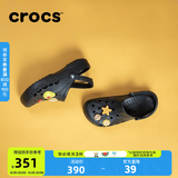 CROCS卡骆驰洞洞鞋贝雅洞洞鞋轻便运动鞋耐磨一脚蹬拖鞋休闲鞋|10126 黑色-001 36 /37(220mm)