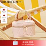 CHARLES&KEITH菱格链条手提斜挎小方包盒子包包女包生日礼物送女友CK2-80782534 粉红色Pink（新色） 小包