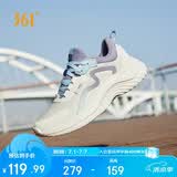 361°运动鞋女鞋夏季网面透气轻便通勤休闲慢跑步鞋子女682232210-5