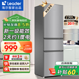 海尔出品统帅冰箱家用三开门一级能效小型电冰箱出租房超薄节能2天约1度电小冰箱以旧换新补贴 【新品爆款】230升冰箱三门一级能效节能省电
