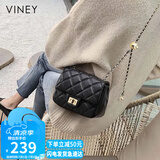 viney包包女包牛皮小众斜挎包品牌单肩链条包生日礼物高级感送女友老婆