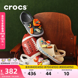 卡骆驰（CROCS）贝雅卡骆班洞洞鞋轻便耐磨一脚蹬休闲鞋女鞋时尚沙滩鞋|205089 黑色/白色-066 44 (280mm)