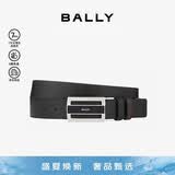 BALLYFABAZIA男士搭扣双面腰带3.5/110黑色/棕色 6181991礼物