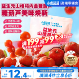 小鹿蓝蓝 益生元山楂棒棒糖鸡内金糖葫芦 儿童宝宝零食葫芦山楂棒棒 95g