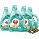 立白茶籽除菌洗衣液3kg*4桶除菌除螨温和洁净山茶香 茶籽除菌洗衣液