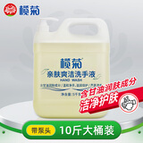 榄菊洗手液大桶5kg带泵头补充装家庭酒店甘油润肤洗手液替换装