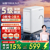沁园（TRULIVA）净水器 小白鲸系列家用超滤净水器 不插电0废水超滤机净饮机 无桶保留矿物质净水机UU-O3011 【单品】五级精滤