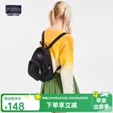 JANSPORT杰斯伯双肩包妈咪包旅行轻迷你双肩包女ins风小号背包 TDH6008 黑色
