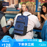 JANSPORT杰斯伯单肩背包斜跨包潮人ins小包 4QV2003 海军蓝