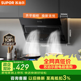 苏泊尔（SUPOR）抽吸排油烟机家用侧吸不碰头纤薄机身经典按键脱排简易操作CXW-280-Y-DJ07