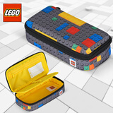 乐高（LEGO）笔袋文具盒铅笔盒小学生儿童笔盒大容量立体男女孩 礼物 彩色积木 20027