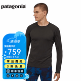 巴塔哥尼亚（Patagonia） 男士秋冬户外保暖舒适透气C3功能内衣上装Cap Mw Crew C3 44427 BLK S 170/175(CM) 58/68(KG)