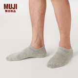 MUJI 男式 合脚直角 运动船袜 DAC01A0S 灰色 25-27cm/40-44码