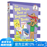苏斯博士英语启蒙认知 The Big Purple Book Of Beginner Books 紫色大书 英文原版精装入门绘本故事选集6合1 七色系列 绿山墙 Big Purple Bk Of Be