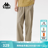 卡帕（Kappa）背靠背运动长裤男夏季新款宽松直筒裤休闲工装裤子男士K0F32AX71 【轻薄/透气/舒适】草绿色-3249 XL （推荐尺码180/88A）尺码偏大，建议拍小一码