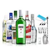 阿卡维拉斯进口洋酒基酒鸡尾酒套装长岛冰茶龙舌兰金酒朗姆伏特加白橙酒 长岛冰茶（含酒具款）