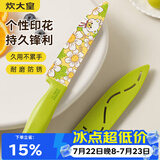 炊大皇水果刀宿舍刀菜刀家用切肉切片刀不锈钢刀厨房辅食刀带刀套