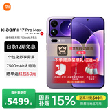小米（MI）小米17promax 徕卡光影大师人像 第五代骁龙8至尊版 6.9英寸120Hz阳光屏 小米手机17promax 冷烟紫 16GB+1TB 【官方标配】