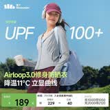 蕉下（beneunder）防晒衣女外套凉感修身短款辣妹防紫外线女AL119乌云灰M