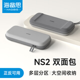 海备思收纳盒适用Switch2收纳包NS2带握把可放硬壳保护套卡带收纳二代游戏掌机防震配件包便携通勤出行包