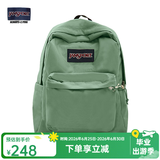 JANSPORT杰斯伯书包轻便双肩包男女旅行包简约背包电脑包学生校园 4QUE96D橄榄绿-侧袋+隔层