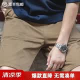 马登工装法式卡其色纯棉运动短裤男帆布休闲直筒五分裤男士夏季 卡其色 【男士裤子夏季薄款/中裤/美式短裤】 L