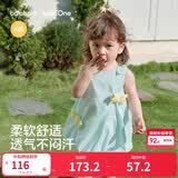 巴拉巴拉童装儿童连衣裙婴儿裙子2026夏新款女童宝宝花苞裙甜美公主裙可爱