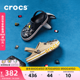 卡骆驰（CROCS）贝雅卡骆班洞洞鞋轻便耐磨一脚蹬休闲鞋女鞋时尚沙滩鞋|205089 深蓝/辣椒红-4CC 40 (250mm)