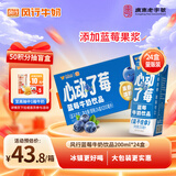 风行蓝莓风味牛奶饮品 200ml*24盒 整箱牛奶早餐奶礼盒装送礼
