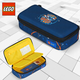 乐高（LEGO）笔袋文具盒铅笔盒小学生儿童笔盒大容量立体 男孩礼物 蓝色飞船 20027