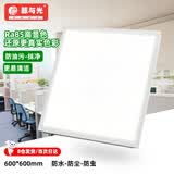 鲸与光 600x600led平板灯 60x60集成吊顶平板灯天花板铝扣板灯办公室灯面板灯嵌入式灯方形 48W经济款