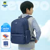 letopo乐同儿童书包小学生345年级减负护脊书包牛顿系列中童棕蓝色