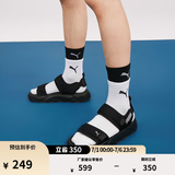 彪马（PUMA）增高厚底透气魔术贴运动凉鞋男女新款夏季RSSANDAL374862 黑色-水泥灰-02 43