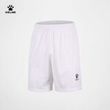 卡尔美（KELME）运动短裤男足球比赛闽超训练快干短裤夏季跑步透气五分裤子东北超 白色 L